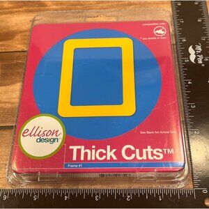 HTF NEW Sizzix 22149 Ellison Design Thick Cuts Frame #1 Die Cutting Tool